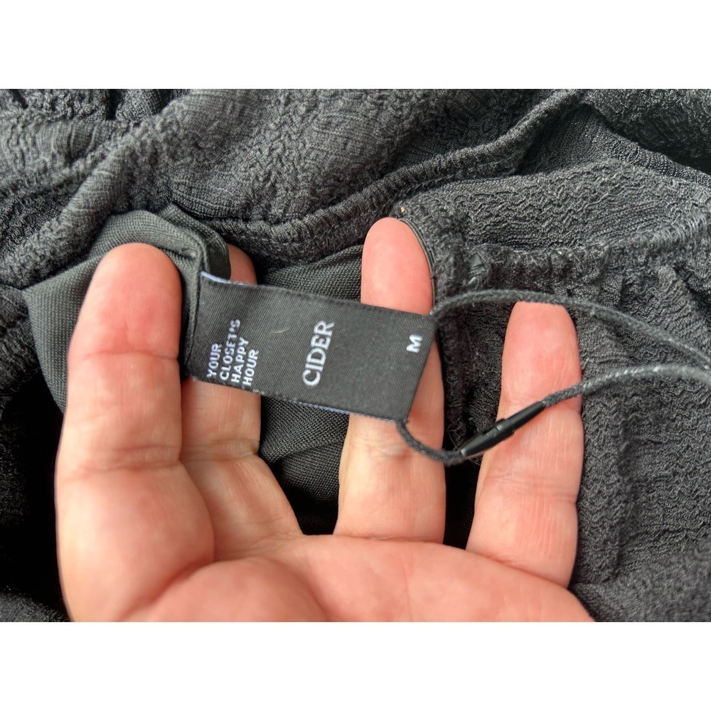 Cider Ruffle Ruched Square Neck Romper M‎ - Picture 9 of 9